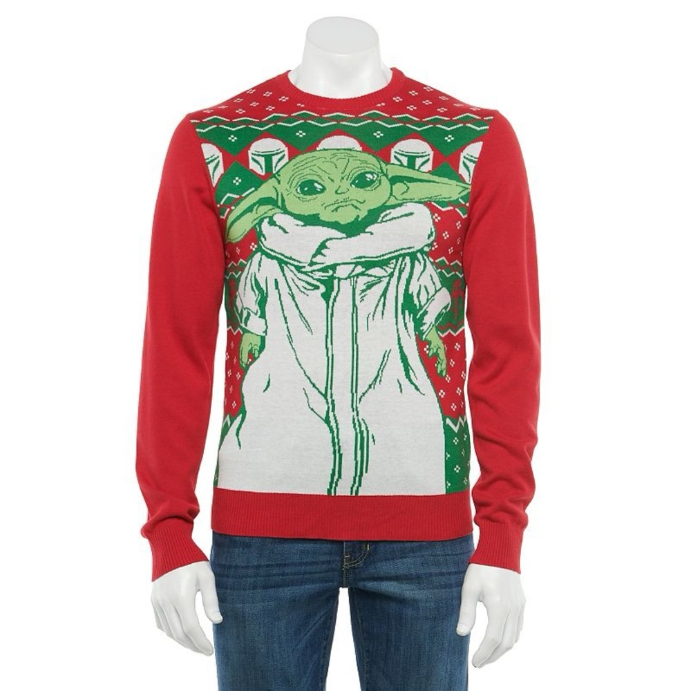 Men's The Mandalorian The Child aka Baby Yoda Christmas Sweater
